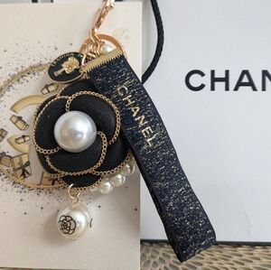 Chanel charm keychain